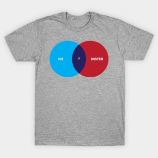 Ice T Mister T venn diagram T-Shirt